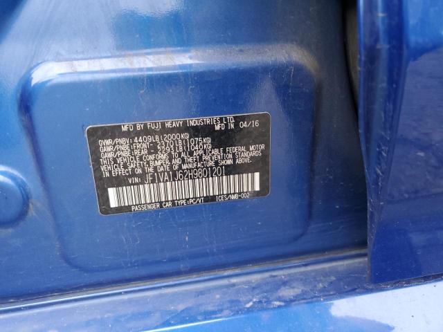 JF1VA1J62H9801201 Subaru Wrx Limited