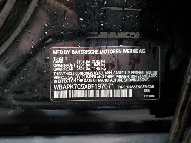WBAPK7C5XBF197071 BMW 328 XI