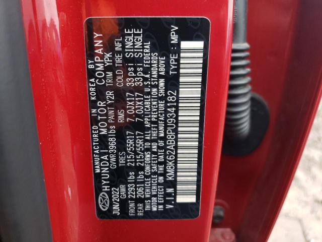 2023 HYUNDAI KONA KM8K62AB8PU934182