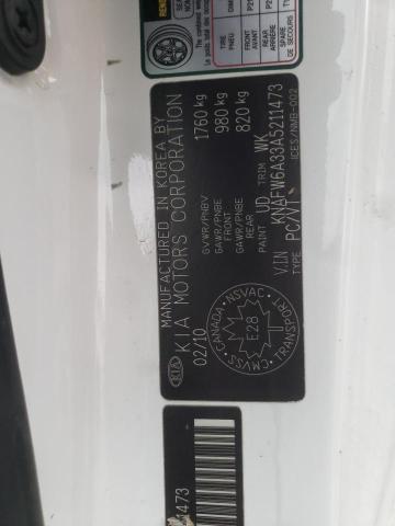 KNAFW6A33A5211473 KIA FORTE SX