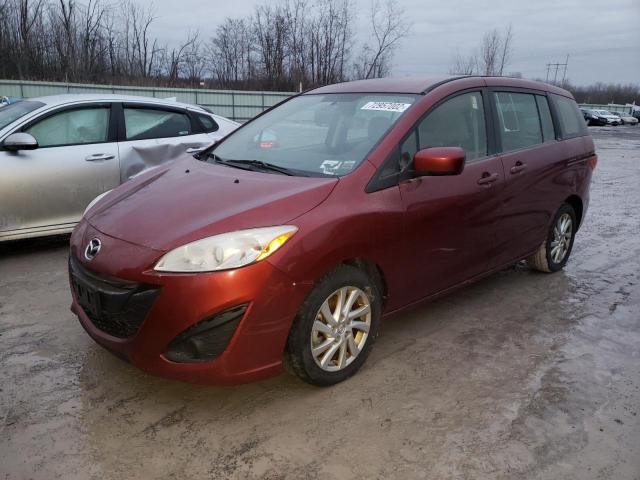 Salvage cars for sale from Copart Leroy, NY: 2012 Mazda 5