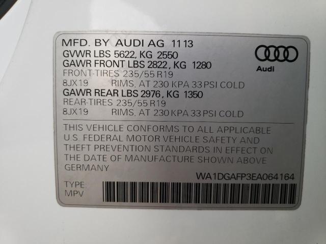 VIN WA1DGAFP3EA064164 2014 Audi Q5, Premium Plus no.13