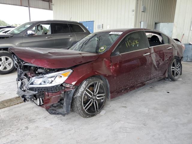 Salvage cars for sale from Copart Homestead, FL: 2017 Honda Accord Sport