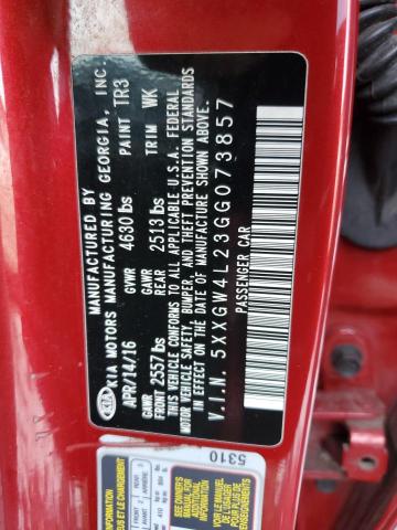 5XXGW4L23GG073857 KIA OPTIMA SX