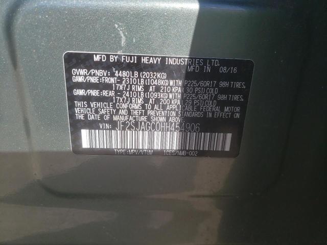 JF2SJAGC0HH454906 Subaru Forester 2.5i Premium