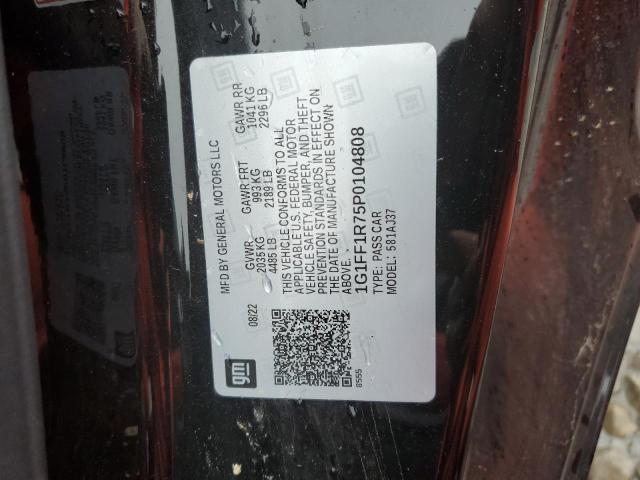 2023 CHEVROLET CAMARO LT1 1G1FF1R75P0104808