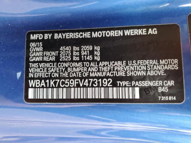 WBA1K7C59FV473192 BMW 228 Xi
