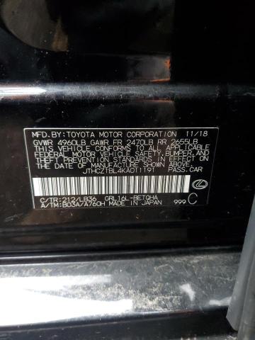 2019 LEXUS GS 350 BAS - JTHCZ1BL4KA011191