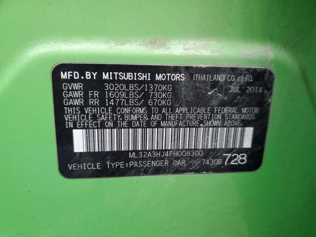2015 MITSUBISHI MIRAGE DE - ML32A3HJ4FH008300