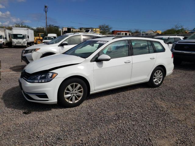 Volkswagen Golf salvage cars for sale: 2019 Volkswagen Golf Sportwagen S