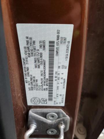 2017 FORD ESCAPE SE - 1FMCU9GD8HUD69607