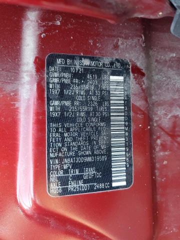 2021 NISSAN ROGUE PLAT JN8AT3DD9MW319589