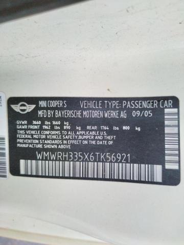 WMWRH335X6TK56921 Mini COOPER S