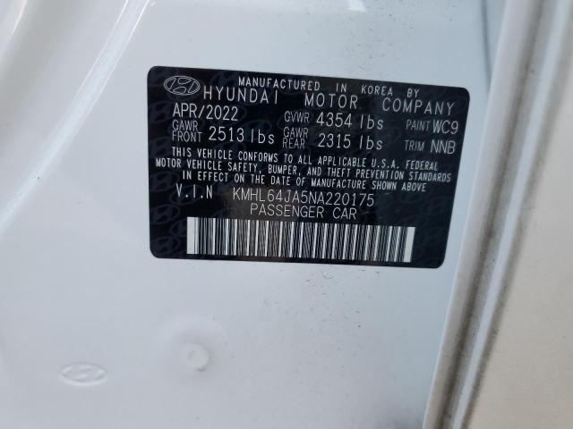 2022 HYUNDAI SONATA SEL - KMHL64JA5NA220175