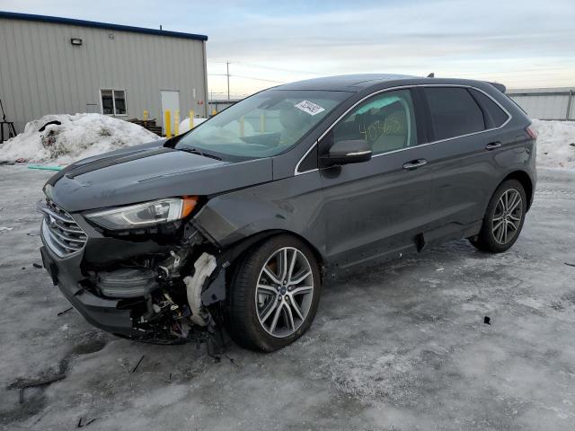 Salvage cars for sale from Copart Airway Heights, WA: 2019 Ford Edge Titanium