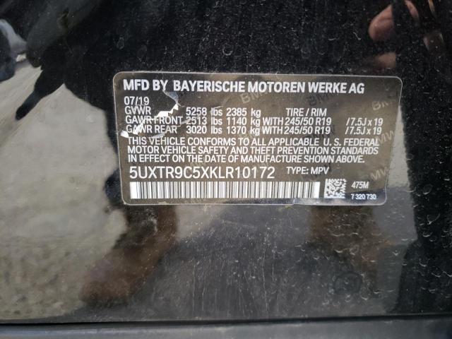 5UXTR9C5XKLR10172 BMW X3 Xdrive30i