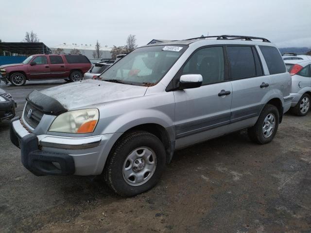 Salvage cars for sale from Copart San Martin, CA: 2003 Honda Pilot LX