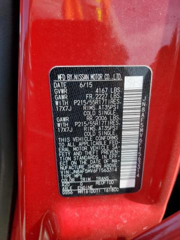 2015 NISSAN JUKE S - JN8AF5MV6FT563314