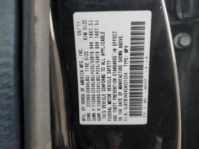 5J8TB1H54CA001004 Acura Rdx Technology