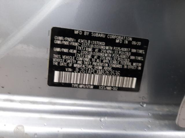 JF2GTAPCXM8263536 Subaru Crosstrek