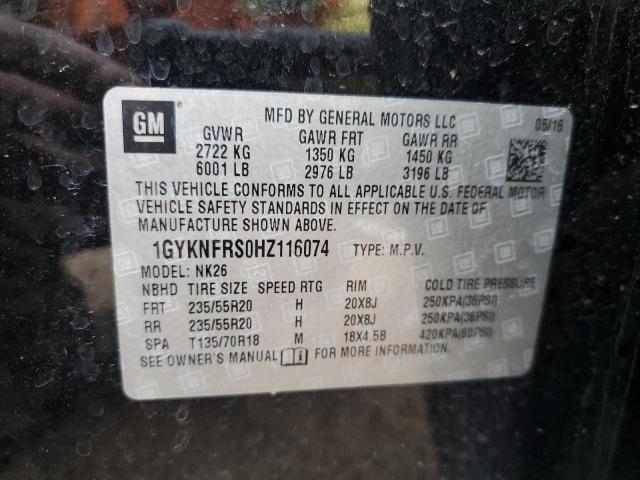 2017 CADILLAC XT5 PLATIN - 1GYKNFRS0HZ116074