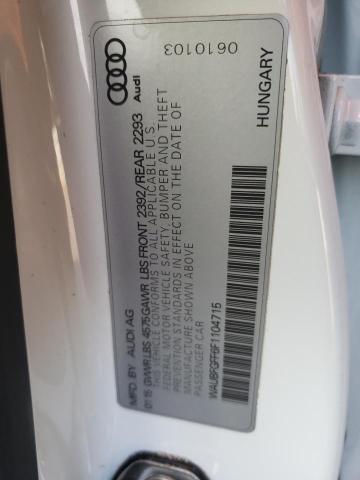 2015 AUDI A3 WAUBFGFF6F1104715