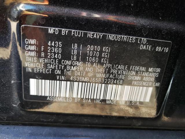 4S3BMBJ65B3223468 Subaru Legacy 2.5i Limited