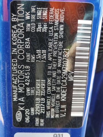 KNDETCA29M7107821 KIA Seltos Sx