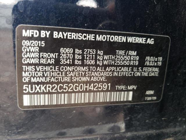 5UXKR2C52G0H42591 BMW X5 Sdrive35i