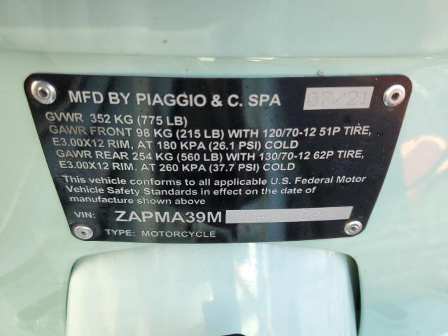2022 VESPA GTS 300 ZAPMA39M8N5101088