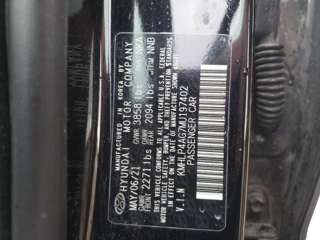 KMHLP4AG7MU197402 Hyundai Elantra Limited