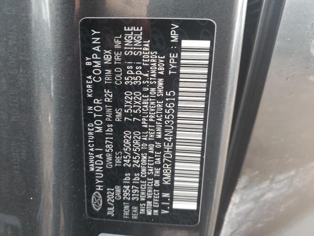 2022 HYUNDAI PALISADE C - KM8R7DHE4NU355615