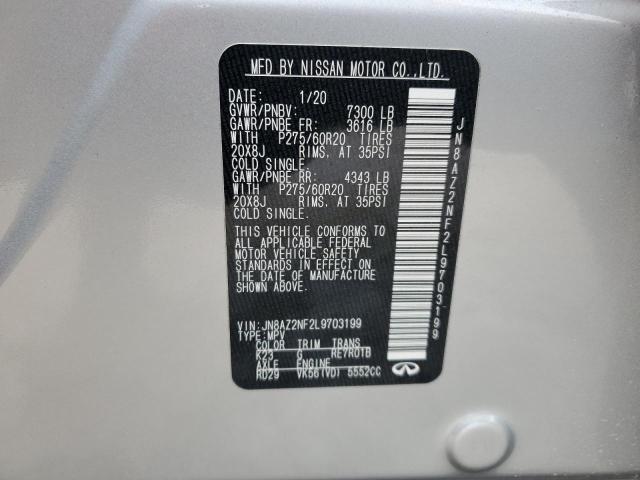 2020 INFINITI QX80 LUXE - JN8AZ2NF2L9703199