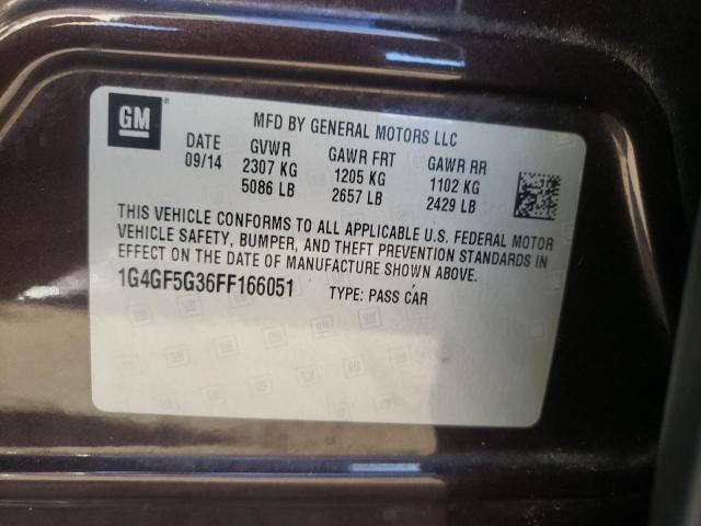 2015 BUICK LACROSSE P - 1G4GF5G36FF166051