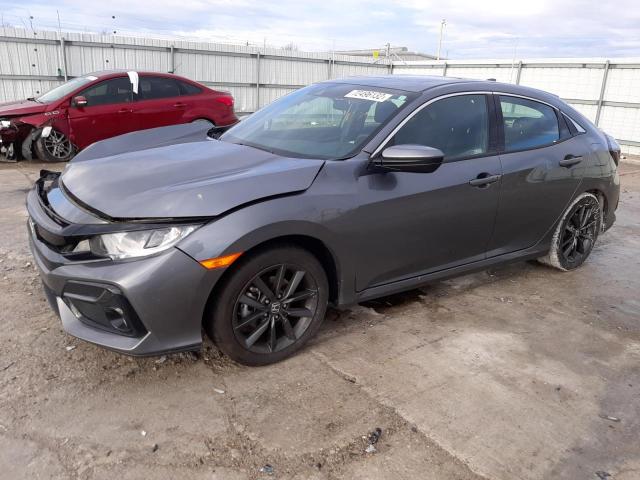 Salvage cars for sale from Copart Walton, KY: 2021 Honda Civic EX