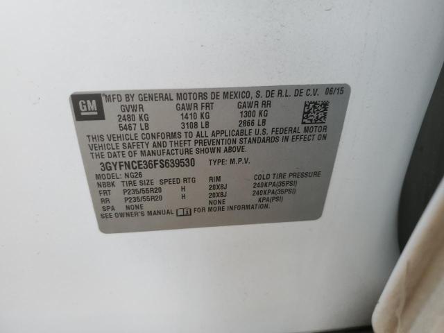 2015 CADILLAC SRX PERFOR - 3GYFNCE36FS639530