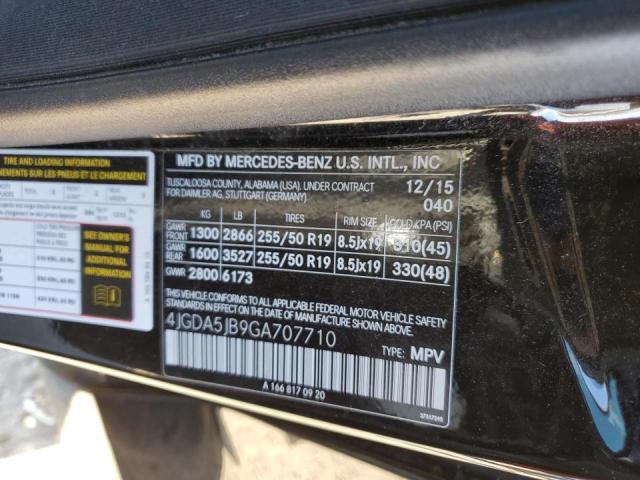 2016 MERCEDES-BENZ GLE 350 - 4JGDA5JB9GA707710