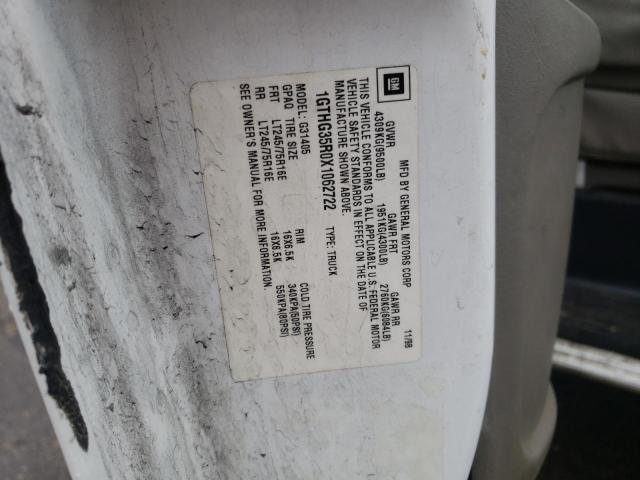1GTHG35R0X1062722 GMC Savana G3500