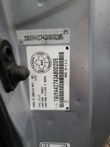 19UYA42743A800205 Acura 3.2cl Type-s