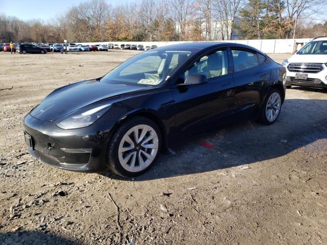 Vehiculos salvage en venta de Copart Billerica, MA: 2022 Tesla Model 3