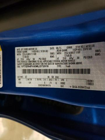 2021 FORD RANGER 1FTER4FHXMLD72918