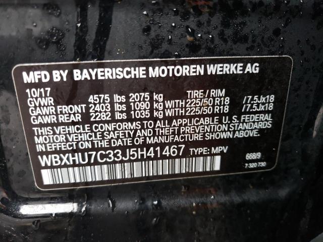 WBXHU7C33J5H41467 BMW X1 Sdrive28i