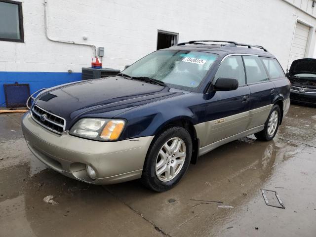 Salvage cars for sale from Copart Farr West, UT: 2002 Subaru Legacy Outback