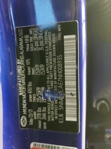 2022 HYUNDAI TUCSON SEL - 5NMJCCAE7NH008935