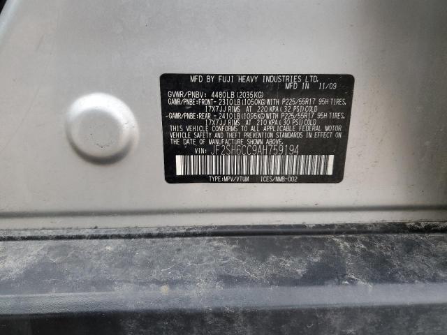 JF2SH6CC9AH759194 Subaru Forester 2.5x Premium