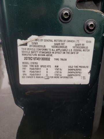 2GTEC19T451300832 GMC New Sierra C1500