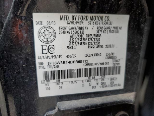 2013 FORD F350, 1FT8W3BT4DE****** - 12