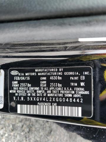 5XXGV4L2XGG048442 KIA OPTIMA SXL