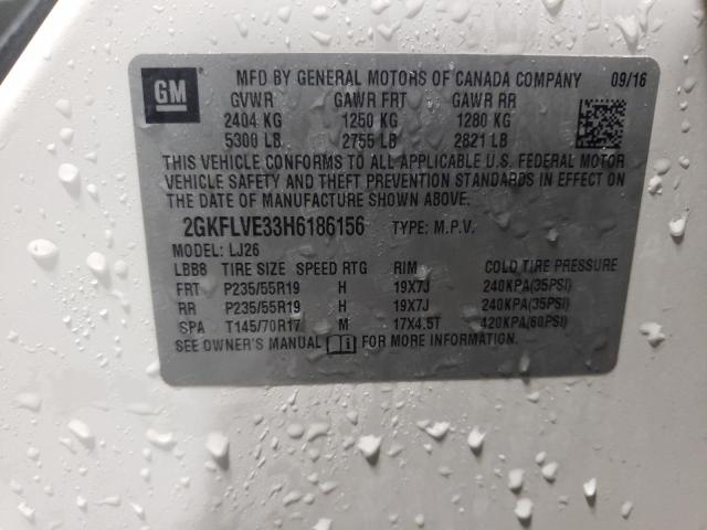 2017 GMC TERRAIN DE - 2GKFLVE33H6186156