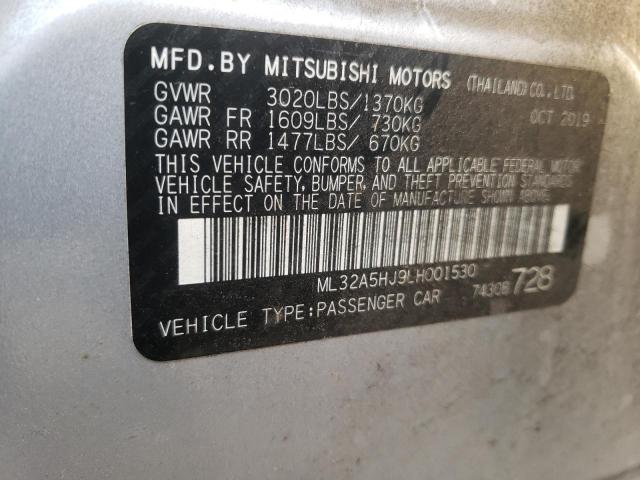 2020 MITSUBISHI MIRAGE LE ML32A5HJ9LH001530